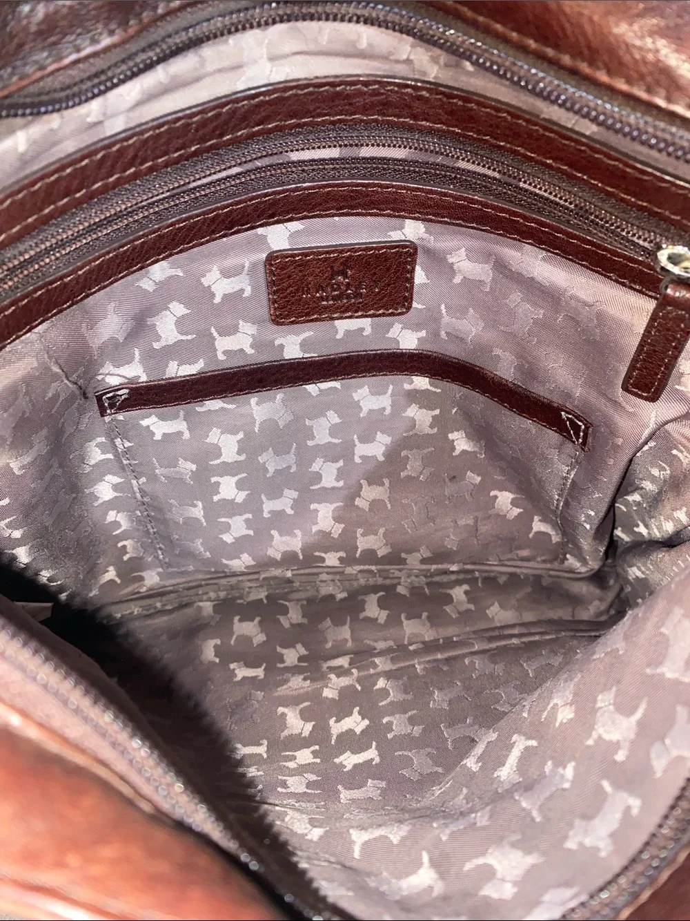 Radley London Brown Leather Crossbody Bag
